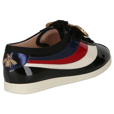 gucci falacer sneaker men|Buy Gucci Falacer Web Patent Leather .